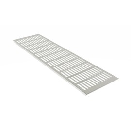 MS Fittings F1 Ventilation Grille Plate/Heater Cover 150 mm x 200 mm Assorted Colours (Silver Anodised)