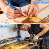 6 Pieces Welders Pencil Carbide Scriber Tool with 48 Pcs