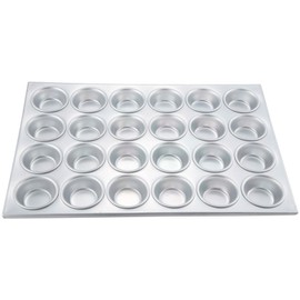 Winco 24-Cup Non-stick Muffin and Cupcake Pan, Aluminum