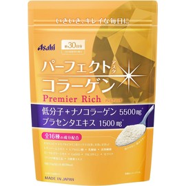 Asahi Group Foods Perfect Asta Collagen Powder, Premium Rich, 8.0 oz (228 g) (30 Day Supply)