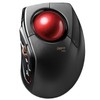 エレコム マウス 有線/ワイヤレス/Bluetooth トラックボール人差指 中型ボール 8ボタン チルト機能 ブラック M-DPT1MRXBK