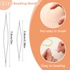0.7mm/4 Rolls Elastic String for Bracelets, 50M Clear Bracelet String,