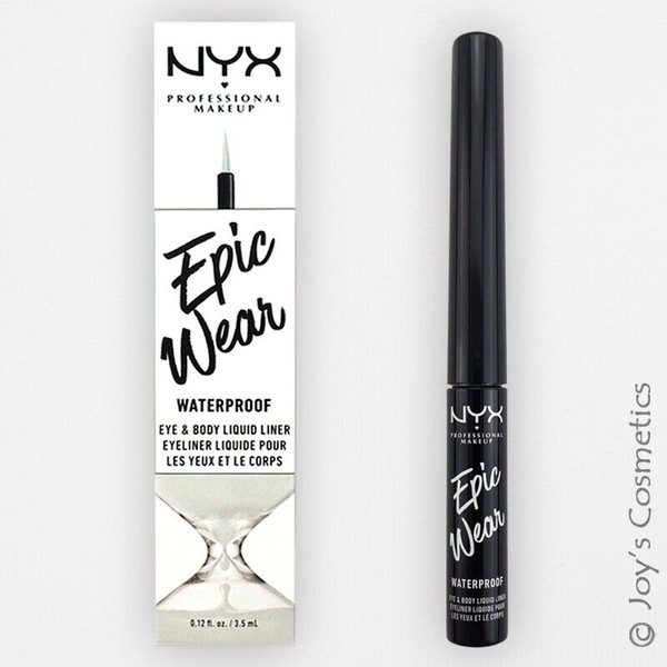 1 NYX White Liquid Liner - Waterproof Epic Wear Matte Eyeliner "EWSPLL04 White"