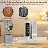 Souyou Mechanical Door Lock with Handle,Stainless Steel Mechanical Keyless Entry