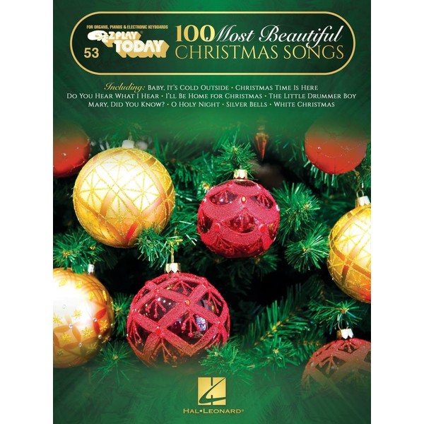 100 Most Beautiful Christmas Songs: E-Z Play Today #53 Songbook