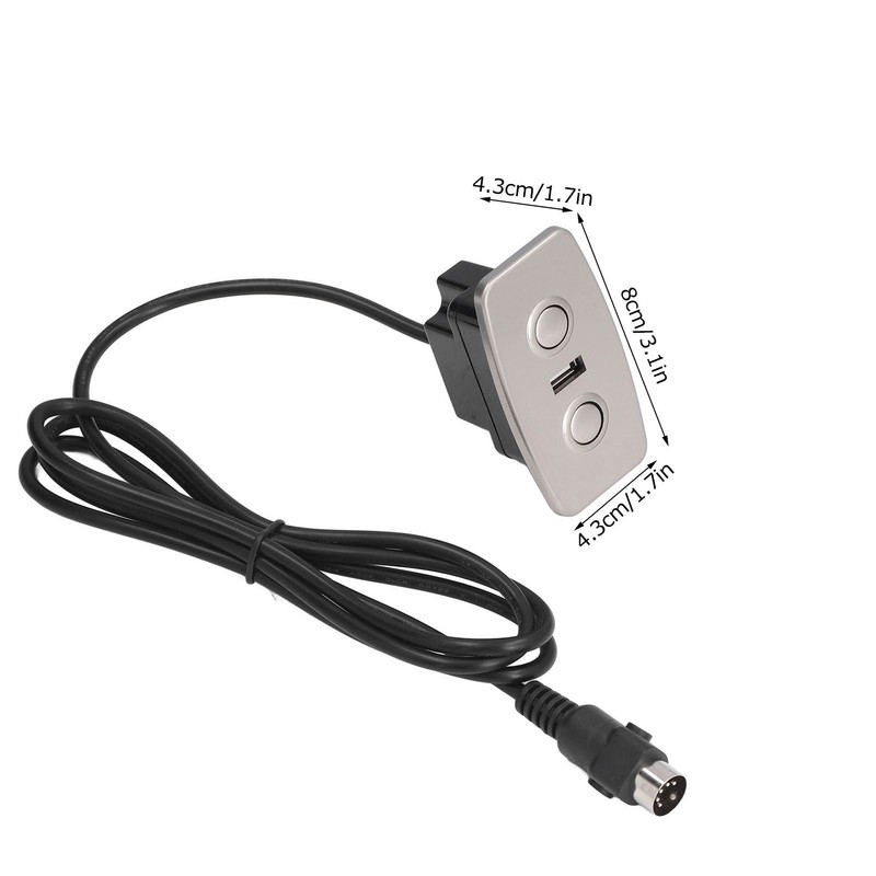 Recliner Switch USB Socket Charging Straight 5 Pin Light Free