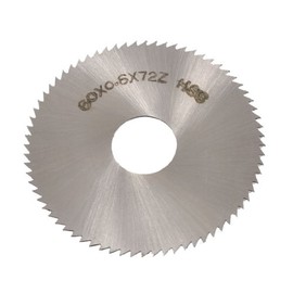 Sourcingmap 60mm OD 0.6mm Thickness 72T HSS Circular Slitting Saw Blade Cutter