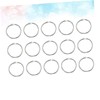STOBOK 100pcs Binding Connective Hoops Inner Diameter Outer Diameter for