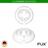FUX Radiator Pipe Collar, Various Sizes, Pipe Cover, Covering Collars,