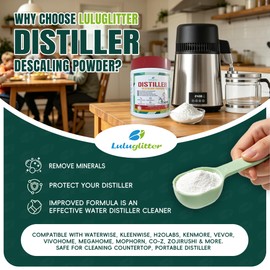 Distiller Descaler 300g Citric Acid Cleaner for Water Distillers Universal
