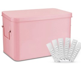 CE Compass Flexzion Tin Storage Box with Removable Tray