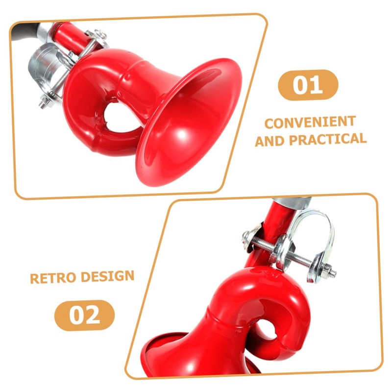 Outanaya 2Pcs Practical Bike Horn Lightweight Cycling Horn for Mountain