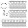110PCS Splits Hoops with Chain and 110PCS Open Jump Rings