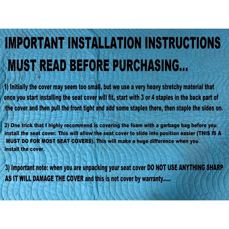 New Replacement seat Cover fits Suzuki Eiger 2002-07 LTA400 LTF400