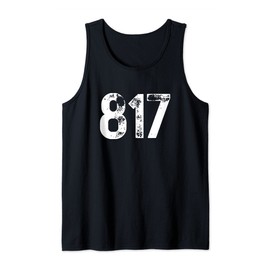 817 Area Code Fort Worth TX Mobile Telephone Area Code 817 Tank Top