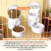 38oz Hanging Automatic Food Water Dispenser, Large Capacity Gravity Rabbit