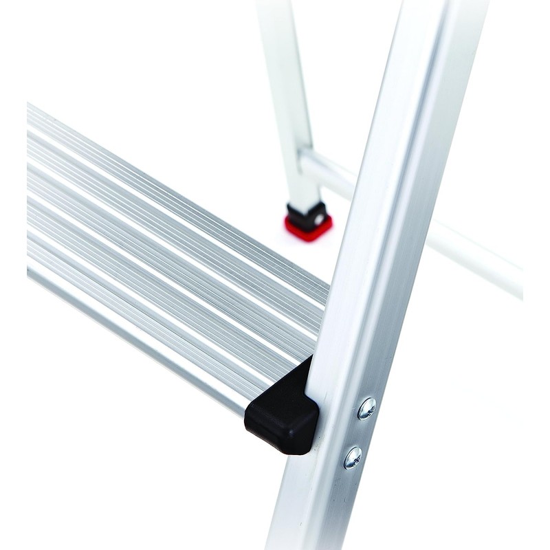 Rubbermaid 2-Step Ladder, Aluminum Lightweight Folding Step Stool with Project