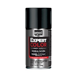 U-POL Expert Color, For Honda/Acura NH526M, Automotive Spray Paint, Professional Grade, Long-Lasting, Easy-To-Use, Flint Black Metallic