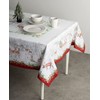Maison d' Hermine Christmas Tradition 100% Cotton Tablecloth Kitchen Dining