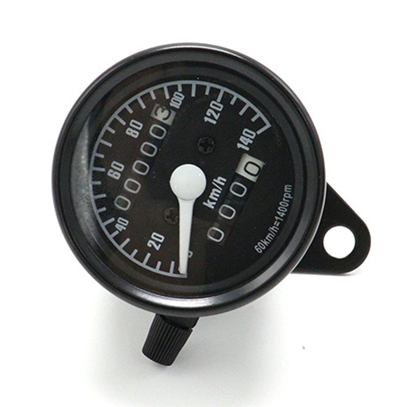 Universal Motorcycle Speedometer 12V 0 to 140KM/h Retro Odometer Modification