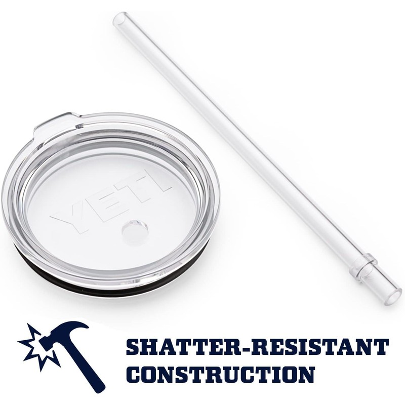 YETI Rambler Straw Cup, Vacuum Insulated Stainless Steel Cup with