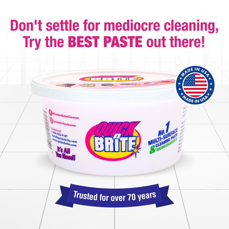Quick N Brite All Purpose Cleaning Paste, True All Purpose