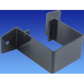 Pk of 2 x Wavin OSMA 4T833B Black Pipe Bracket - Stand-Off for 61mm Square downpipe