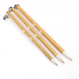 CENPEK 3 Pack Chinese Calligraphy Brush Set Writing Drawing Ink Brushes, Japanese Kanji Sumi Brush Pen for Professional Beginner