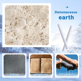 5 Pieces Diatom Drying Rod Absorption Rod Desiccant Keep Drying Stick Desiccant Stick