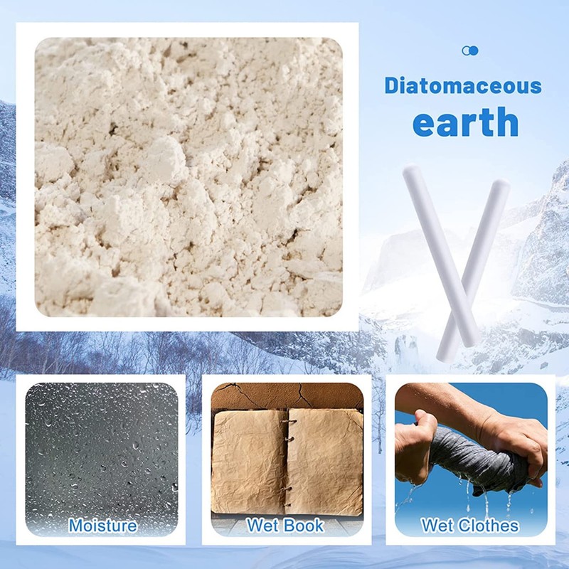 5 Pieces Diatom Drying Rod Absorption Rod Desiccant Keep Drying