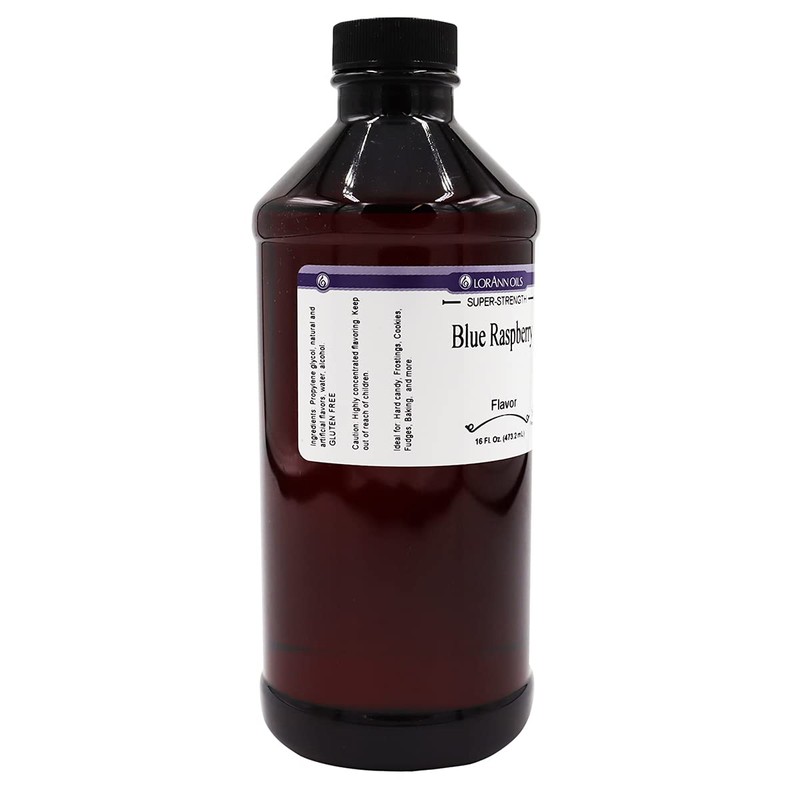 LorAnn Blue Raspberry SS Flavor, 16 ounce bottle