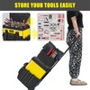 POWSTR 21" Rolling Tool Bag with Wheels,Waterproof Rolling Tool Tote