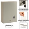 Chabrias Stainless Steel Paper Towel Dispenser Wall Mount – Multi-Fold