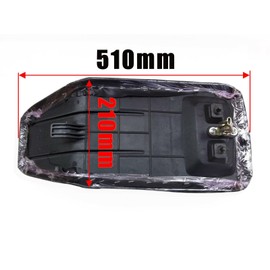 TDR Black Foam Seat Vinyl 90cc 110cc 125cc 150cc Racing Style Quad Bike ATV Replacement Cushion Accessories