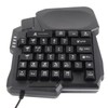 One Handed Gaming Keyboard 35 Keys Waterproof Wide Palm Rest