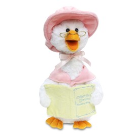 Cuddle Barn – Mother Goose Animated Stuffed Animal Reads Nursery Rhymes, 14”