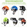 GREEN DEVIL Replacement Integrated Clear/Coloured Visor, Compatible with Mervex Vent