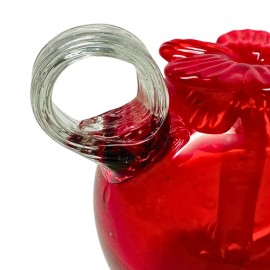 Parasol Flower Droplet Hummingbird Feeder - Red