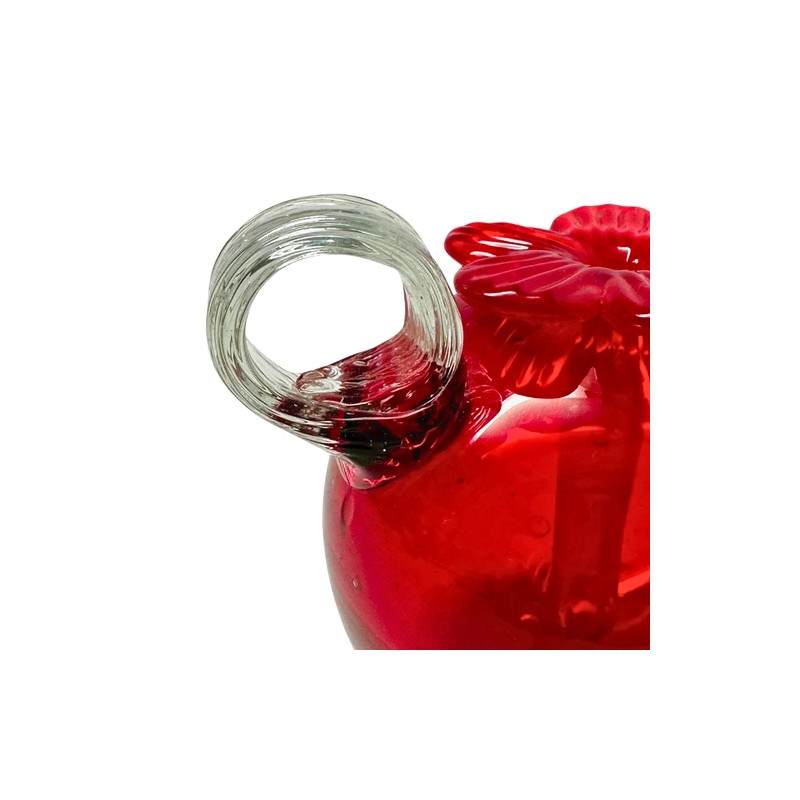 Parasol Flower Droplet Hummingbird Feeder - Red