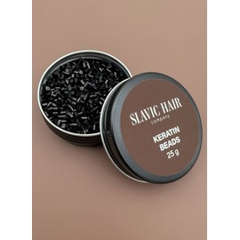 0.9 OZ Italian Keratin Glue for Hair Extensions Hot Fusion Flat/Nail/U/I Tip Beads Granules Pellet (Black)