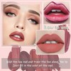 3 Piece Matte Lipstick Set,Nude Liquid Lipstick Velvet Air Moisture