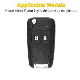 OFF WE GO Car Key Case for Opel Key Cover Key Cover for Aveo Cruze Corsa Mokka Adam Astra Zafira Insignia Key Cover Protective Case with Key Chains, White
