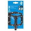 M-Wave Unisex Adult Steady Flat 3 Bicycle Pedal, Black, Tread