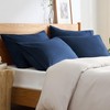 Bedsure Pillow Cases Standard Size Set of 4 - Navy