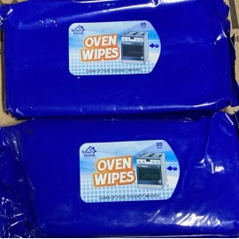 SmartHome Oven Wipes Kitchen Clean up 40 wipes (2 packs of 20) New - Work Great