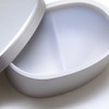 Lightweight and Durable Aluminum Lunch Box, Made in Japan, Oval