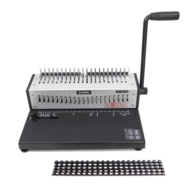 Rayson SD-1501A21 Binding Machine with Combs Set - 21 Hole