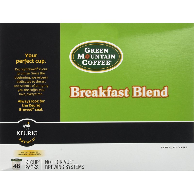 Green Mountain Coffee Breakfast Blend, K-Cup Portion Pack for Keurig