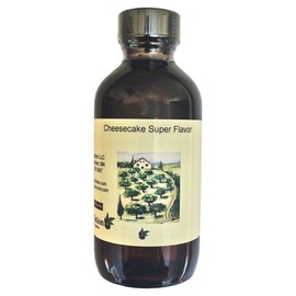 OliveNation Cheesecake Super Flavor, Bakery Flavoring for Cookies, Cakes, Icing, Frosting, Ice Cream, Non-GMO, Gluten Free, Kosher, Vegan - 4 ounces