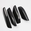 HIGH FLYING Black Roof Rails Rack Leg Cover End Cap